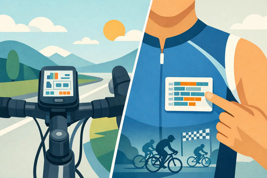 Bike Computer or Pacing Sticker for Race Day?
