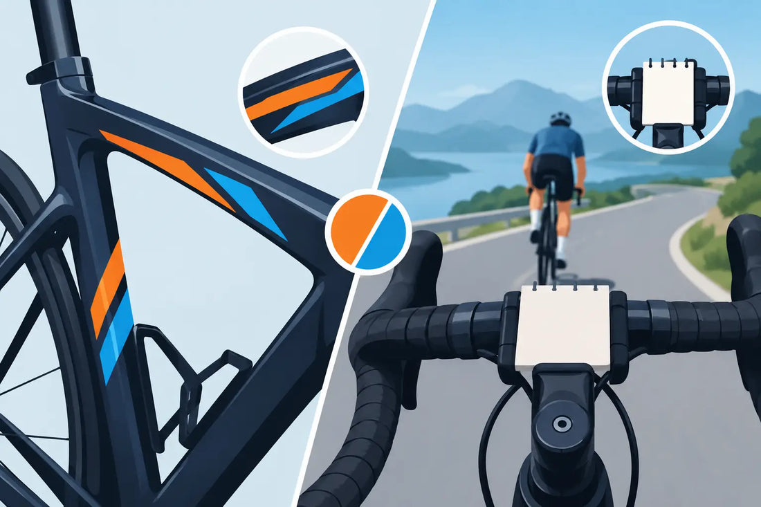 Bike Decals Versus Handlebar Notes for Racing