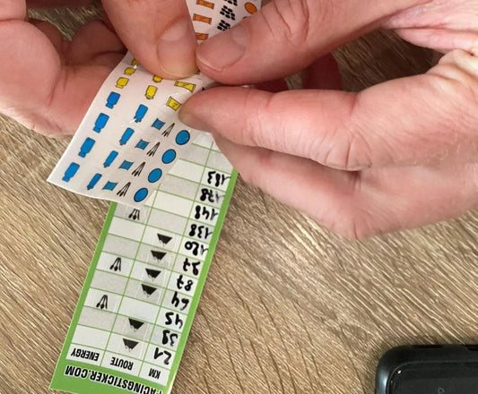 Cycling Nutrition Plan: Stick to It with Pacing Sticker