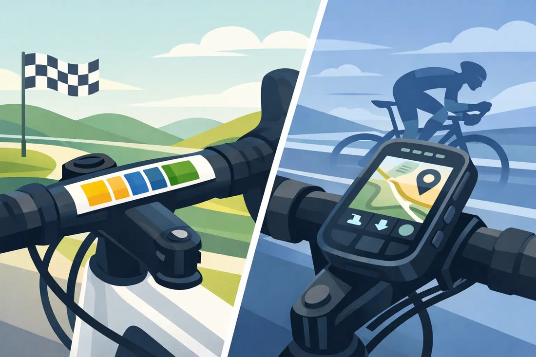 Pace Stickers vs Bike Computers for Race Day