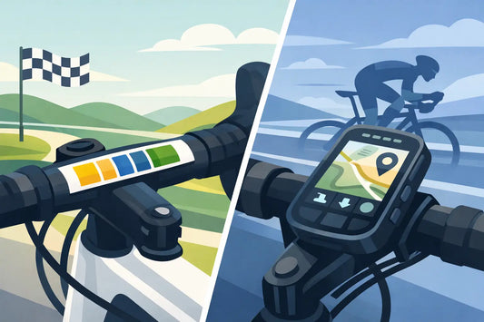 Pace Stickers vs Bike Computers for Race Day