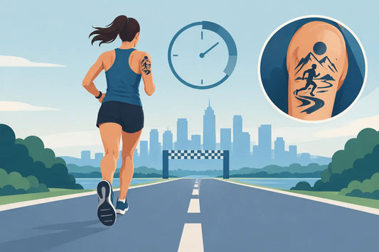 Marathon Tattoo Race Example for a 4:00 Goal