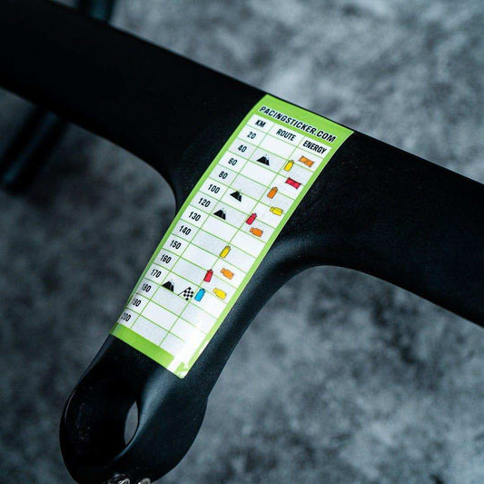 Pacing Sticker: your energy sticker for every ride