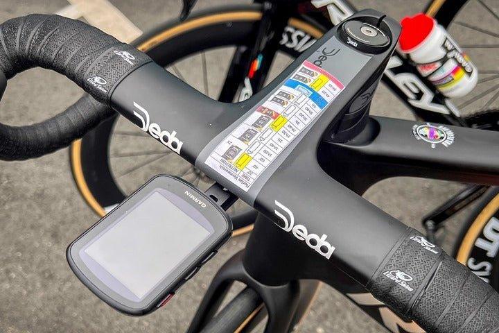 Tour de France Tidbits: When A Sticker is Better Than Sports Tech - Pacing Sticker