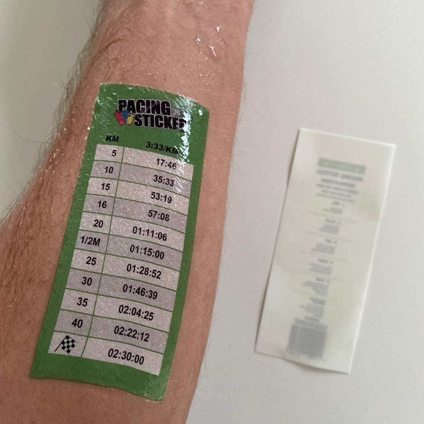 Marathon Pacing Tattoo - 5 pcs